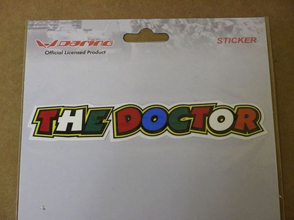 Picture of Valentino Rossi Sticker The Doctor text