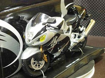 Afbeelding van Suzuki GSX-R1300 Hayabusa blk/grey 1:12 600203