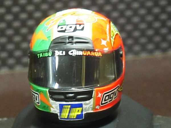 Picture of Valentino Rossi  AGV helmet 1998 Imola 1:8 397980056
