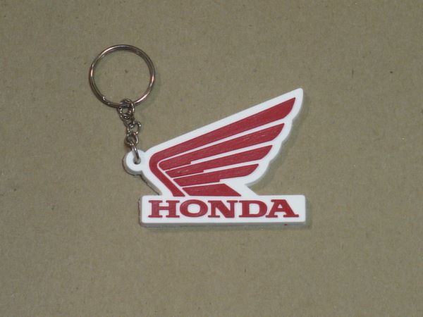 Picture of Honda Wing sleutelhanger keyring red