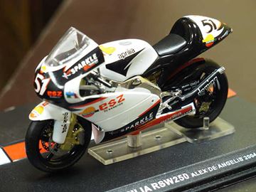 Afbeelding van Alex de Angelis Aprilia RSW250 2004 1:24