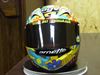 Picture of Valentino Rossi  AGV helm 2003 Valencia 1:2 327030086