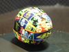 Picture of Valentino Rossi AGV helm 2010 Laguna Seca 1:8 398100096