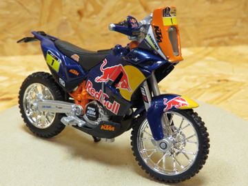 Afbeelding van KTM 450 Dakar Rally Red Bull 1:18  #1 Bburago