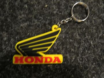 Afbeelding van Keyring sleutelhanger Honda yellow