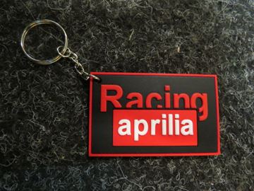 Afbeelding van Keyring sleutelhanger Aprilia racing blk