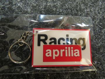 Afbeelding van Keyring sleutelhanger Aprilia racing white