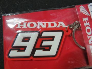 Afbeelding van Marc Marquez rubber sleutelhanger keyring dual Honda mmukh1658001