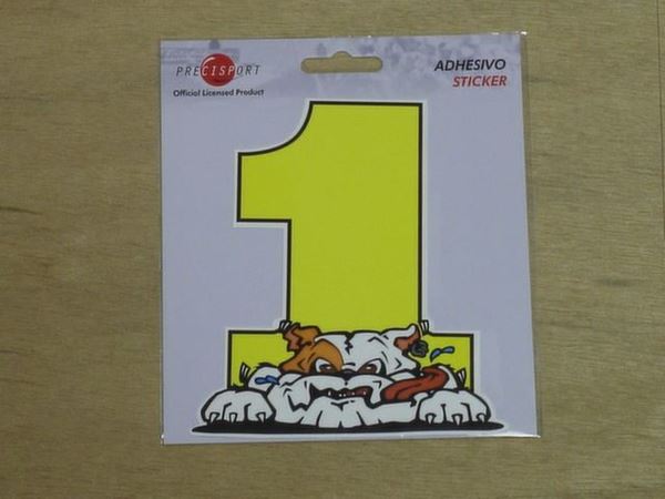 Picture of Valentino Rossi sticker dog one Guido