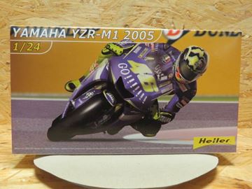 Afbeelding van Bouwdoos Valentino Rossi Yamaha YZR-M1 2005 1:24 Heller