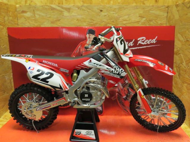 NewRay Modell-Crossmotorrad Honda CRF450R 2012 Im Maßstab 1:12 – Detailreiche Miniatur
