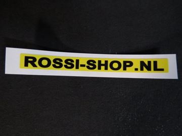 Afbeelding van Sticker Rossi-shop.nl