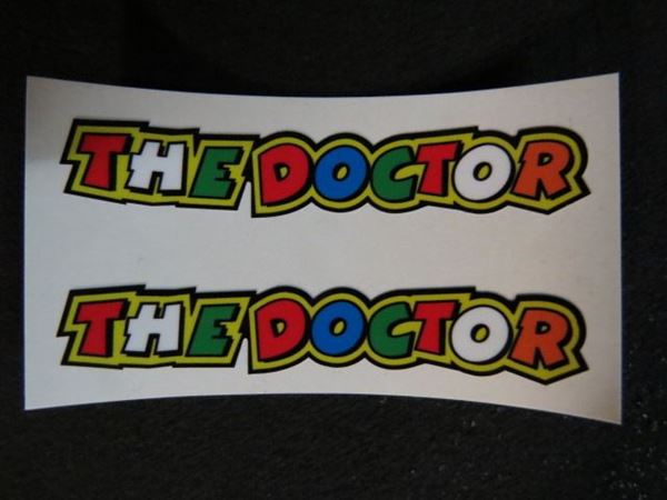 Picture of Valentino Rossi Sticker set the Doctor text