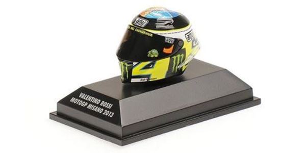 Valentino Rossi AGV helm 2013 Misano 1:8