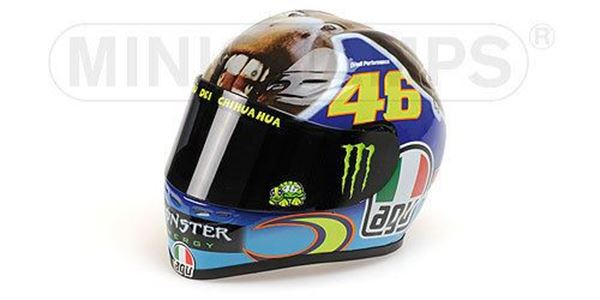 Picture of Valentino Rossi AGV helm 2009 Misano 1:2 328090056