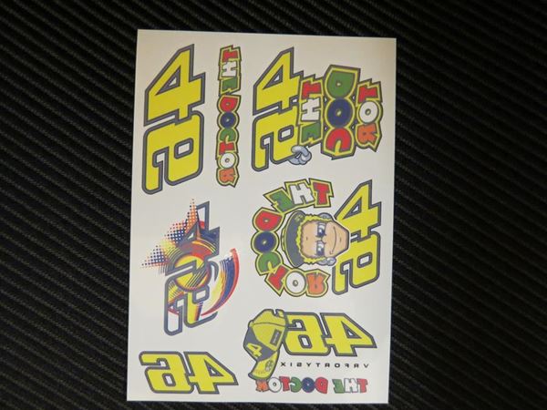 Picture of Valentino Rossi VR46 tattoo set VRUST212703