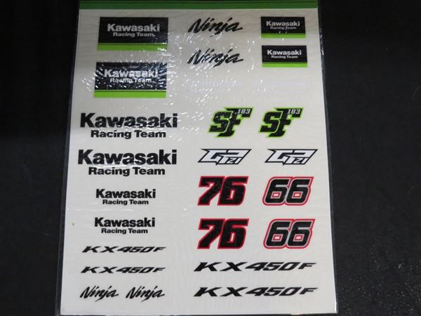 Picture of Kawasaki racing stickers big 1451507