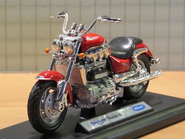 Picture of Triumph Rocket III rood 1:18 12804 welly