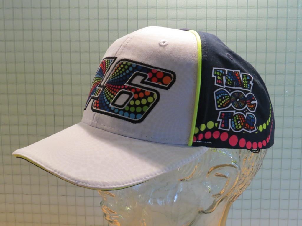 Multi Kleur One Size Valentino Rossi Pet New Era 2025 - Uniseks Volwassenen Cap Officiële VR46 Collectie Monster Energy Cap