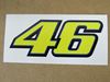 Picture of Valentino Rossi Sticker 46 yellow 20 cm new style