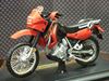 Picture of Kawasaki KLR650 1:18 zwart/rood