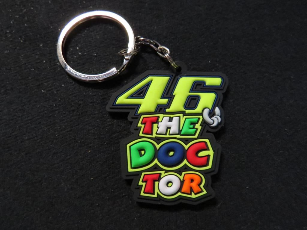 thumbnail image 2 of Valentino Rossi 46 Fan Keyring | MotoGP Yellow Acrylic Keychain (Pack Of 2) 2 of 4