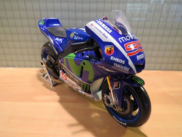 Picture of Jorge Lorenzo Yamaha YZR M1 Movistar 2015 1:10 MotoGP Monster