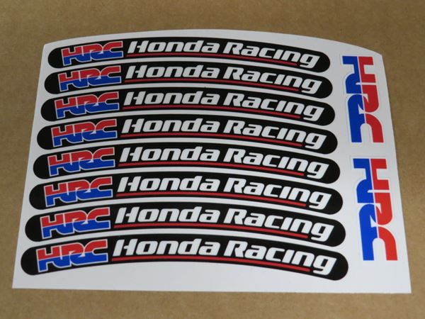 Picture of Velg Sticker wheel rim HRC Racing 