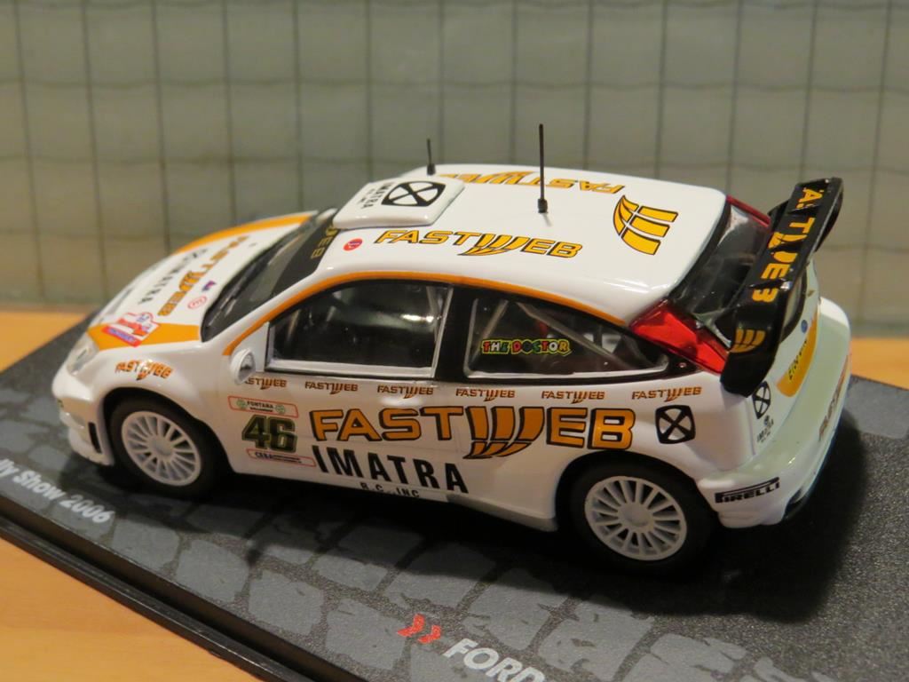 Miniature Minichamps 1/43 Mercedes-Benz C AMG Valentino Rossi 2006 – Occasion (sans Figurine)