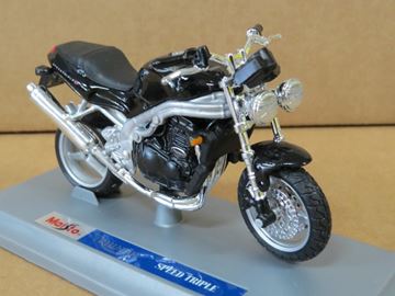 Afbeelding van Triumph Speed Triple zwart 1:18 maisto