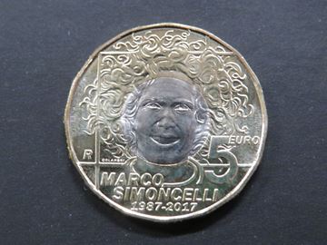 Afbeelding van Marco Simoncelli 5 euro memorial coin