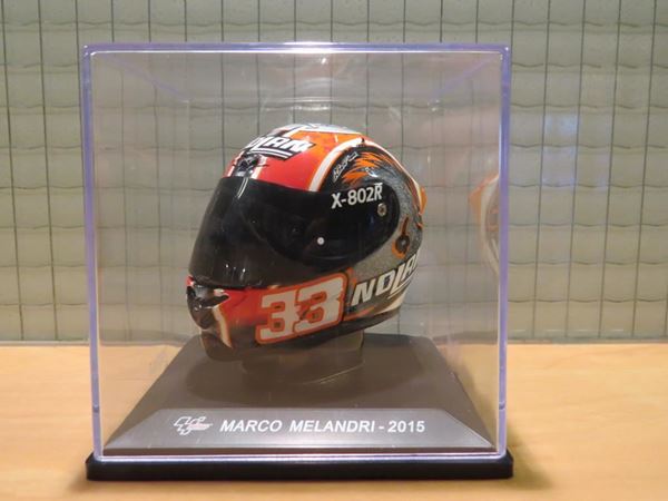 Picture of Marco Melandri Nolan helmet 2015 1:5