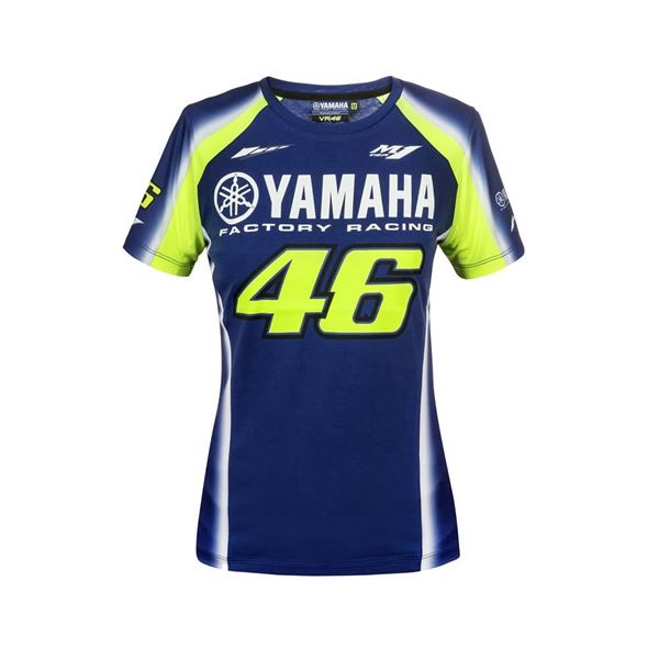 Picture of Valentino Rossi woman dual Yamaha t-shirt YDWTS314309