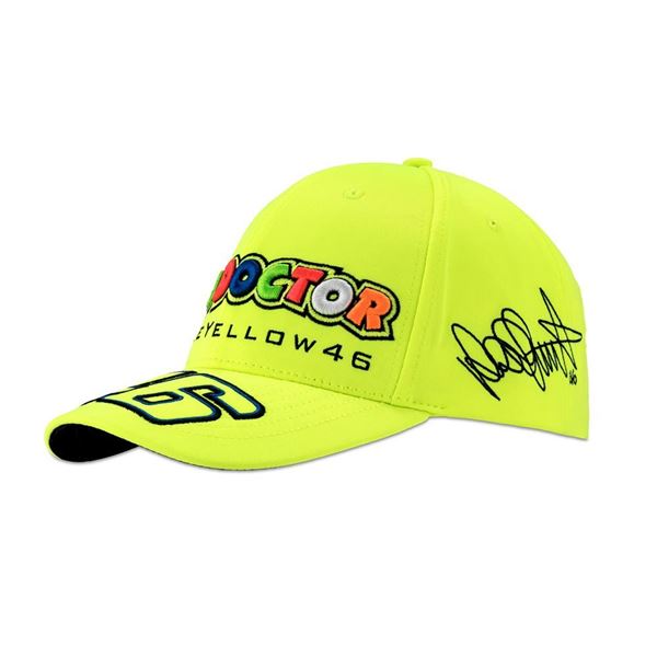 Picture of Valentino Rossi the doctor 46 fluo yellow cap pet VRMCA306828