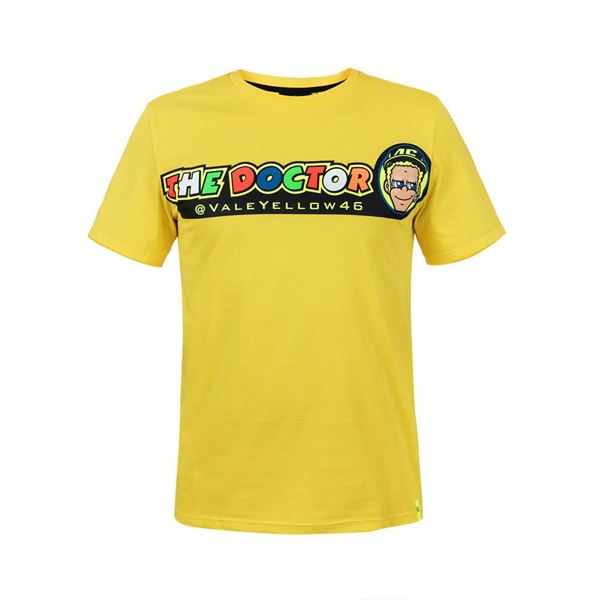 Picture of Valentino Rossi cupolino yellow t-shirt VRMTS305501