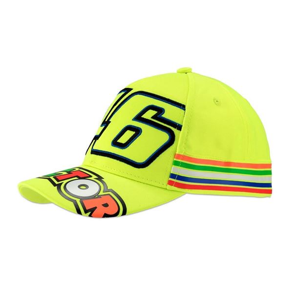 Picture of Valentino Rossi Kid 46 Italian flag yellow cap VRKCA307728