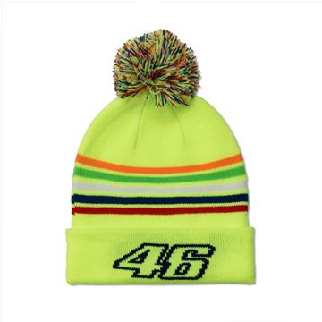 Afbeelding van Valentino Rossi Kid 46 the Doctor stripes Beanie muts VRKBE307828