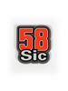 Picture of Marco Simoncelli #58 magnet koelkast magneet 1455005