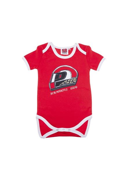 Picture of Marco Simoncelli #58 baby romper 1785001