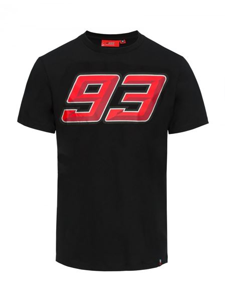 Picture of Marc Marquez #93 Fluo T-shirt black 1833009