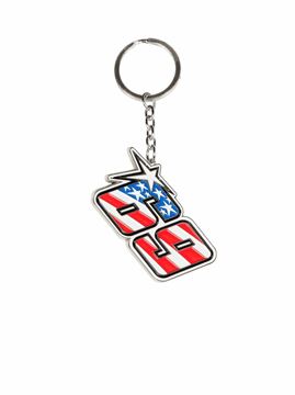 Afbeelding van Nicky Hayden #69 metal keyring / sleutelhanger 1854001