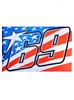 Picture of Nicky Hayden #69 vlag / flag 1854003