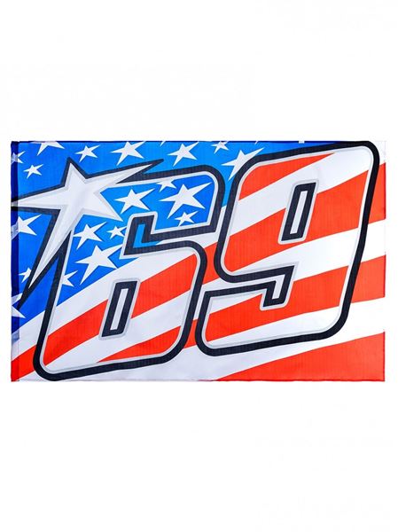 Picture of Nicky Hayden #69 vlag / flag 1854003