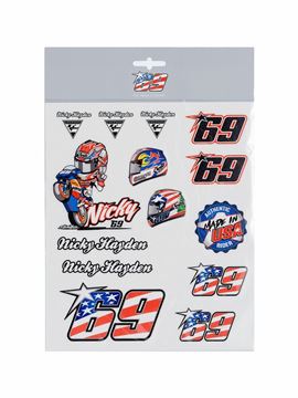 Afbeelding van Nicky Hayden big stickerset 1854004