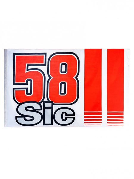 Picture of Marco Simoncelli #58 flag / vlag 2055002