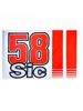 Picture of Marco Simoncelli #58 flag / vlag 2055002