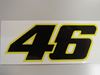 Picture of Valentino Rossi Sticker 46 black 13 cm