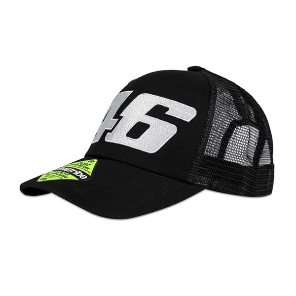 Picture of Valentino Rossi Core large 46 trucker cap / pet black COMCA326204