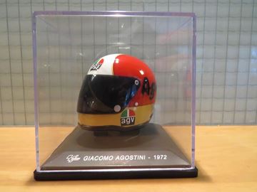Afbeelding van Giacomo Agostini AGV helmet 1972 1:5