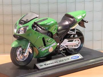 Afbeelding van Kawasaki ZX-12R groen 1:18 19660 welly